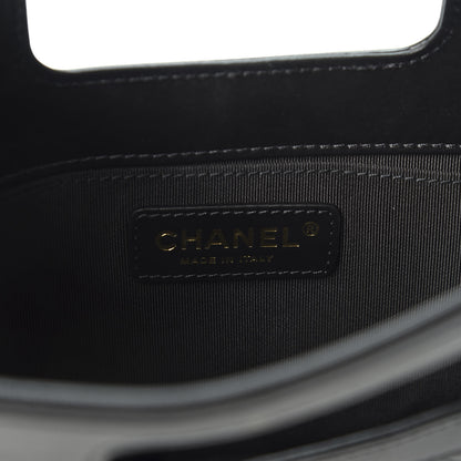 Chanel Aged Calfskin Charms Flap Bag Black 7 of 9