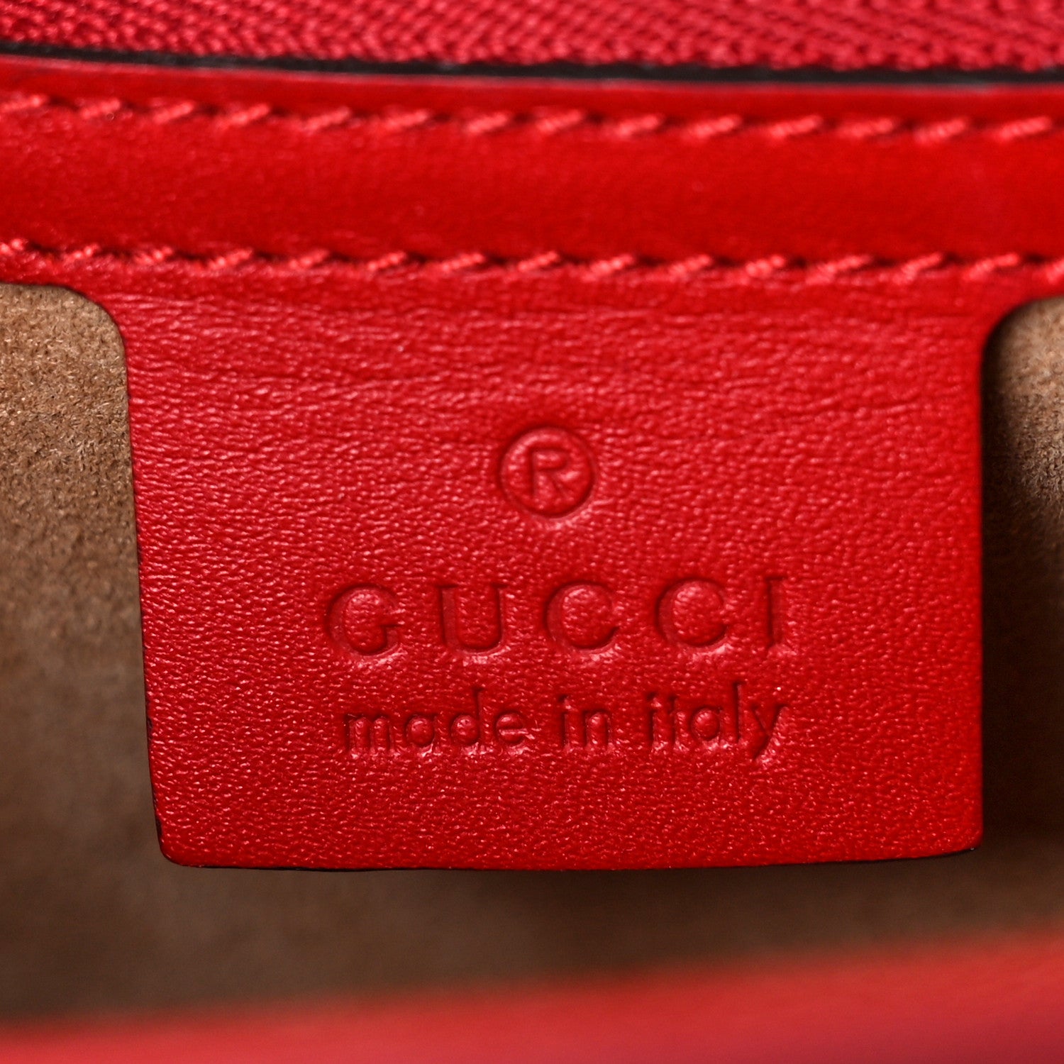 Gucci Calfskin Small Sylvie Shoulder Bag Hibiscus Red 5 of 8