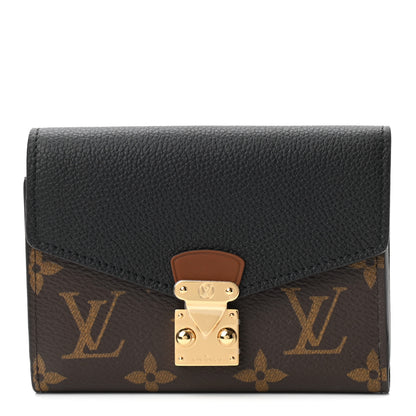 Louis Vuitton Monogram Pallas Compact Wallet NM Black 1 of 7
