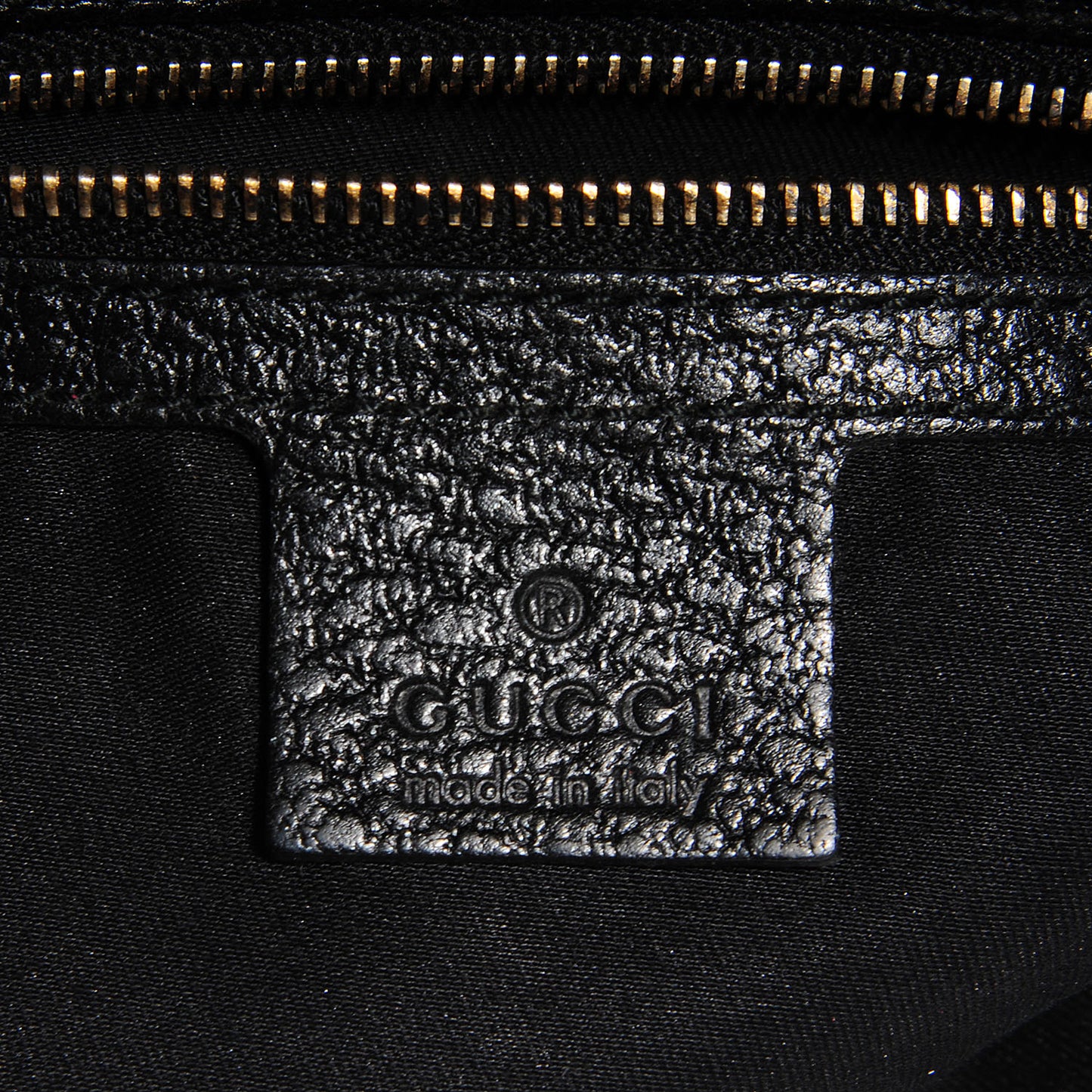 Leather Web Small Blondie Hobo Black