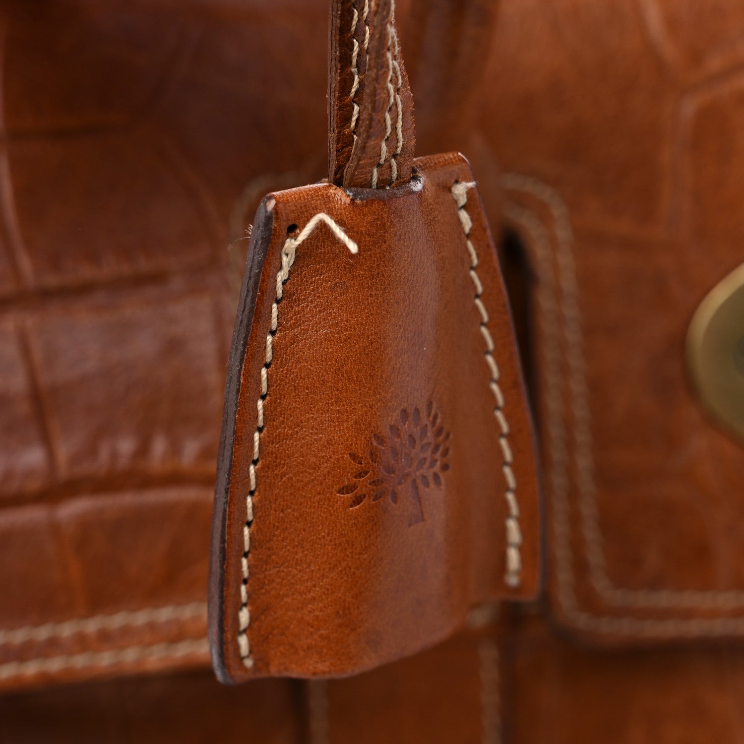 Mulberry Crocodile Embossed Bayswater Oak 17 of 23