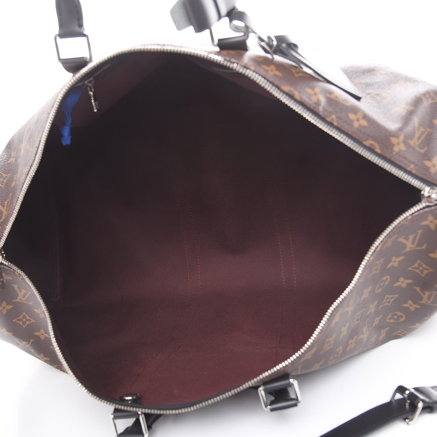 Louis Vuitton Monogram Macassar Keepall Bandouliere 55 5 of 18