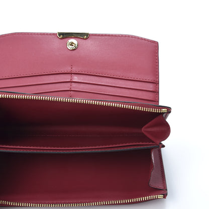 Burberry Calfskin Alvington Continental Wallet Peony Rose 4 of 8