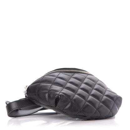 Chanel Calfskin Quilted Waist Belt Bag Black 4 of 9
