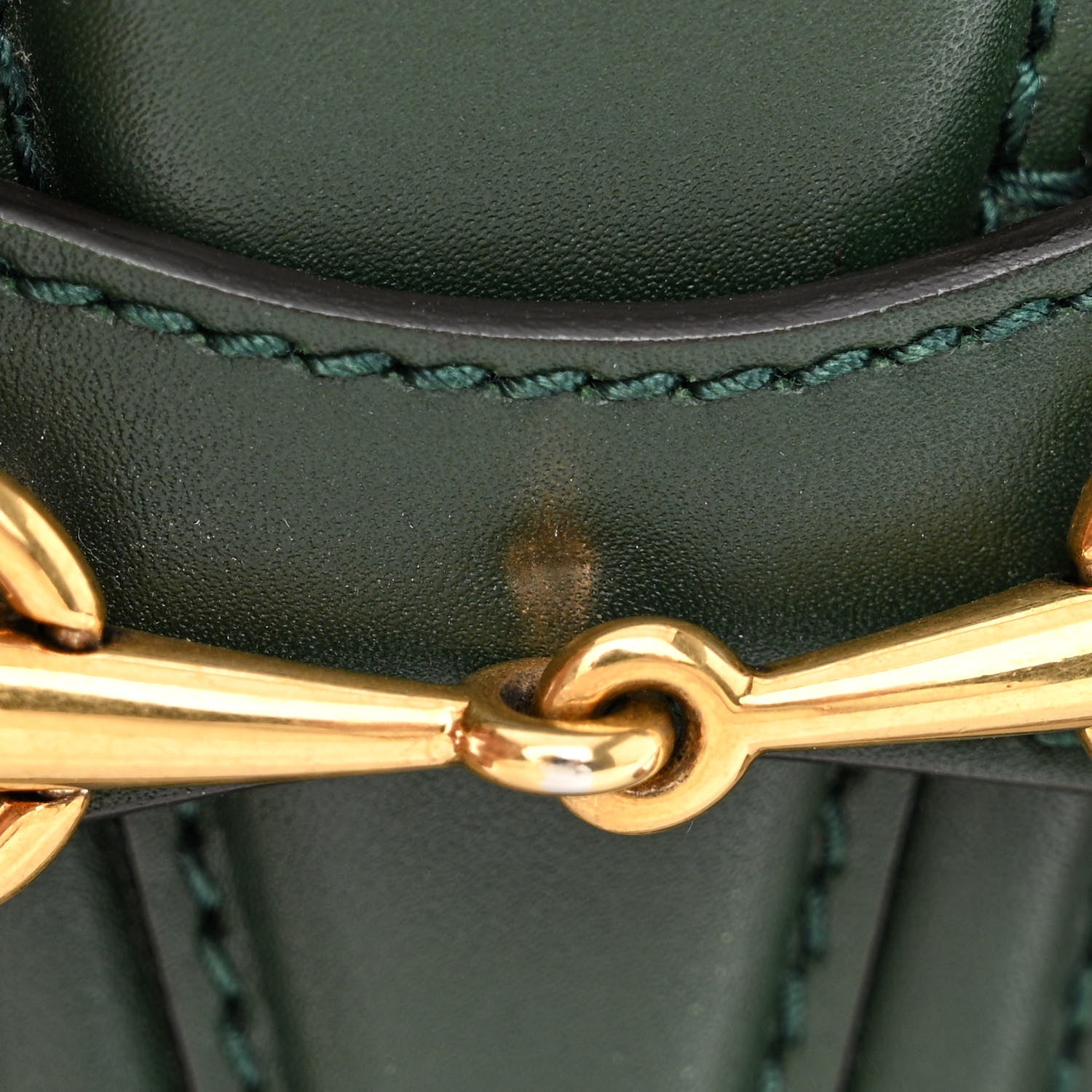Gucci Monogram Calfskin Medium Lady Web Shoulder Bag Beige Green 12 of 12