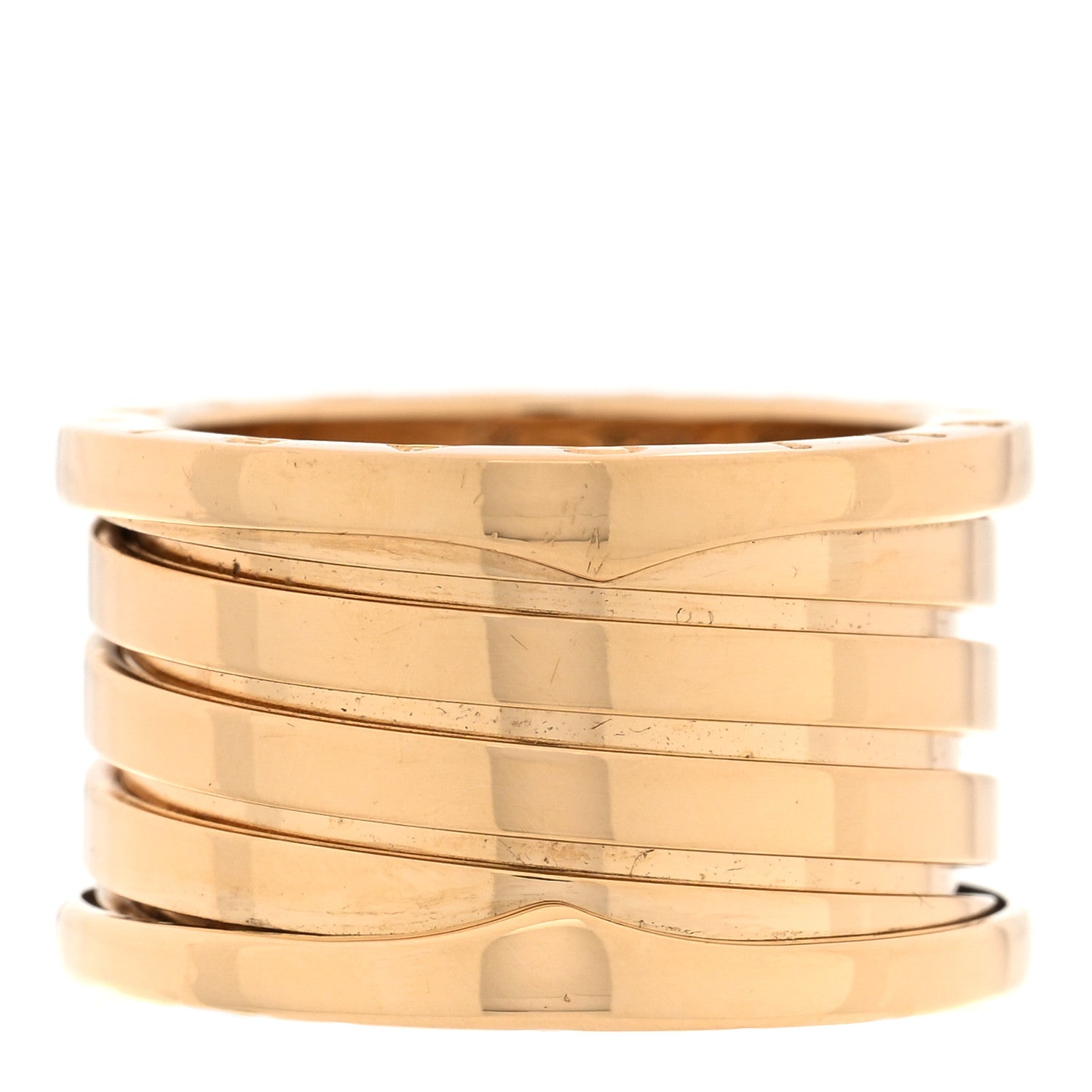 Bulgari Yellow Gold B.Zero1 Five-Band Anniversary Ring 54 7 6 of 14