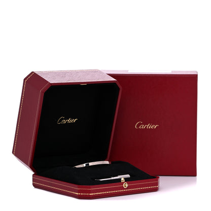 Cartier 18K White Gold Small LOVE Bracelet 16 7 of 7