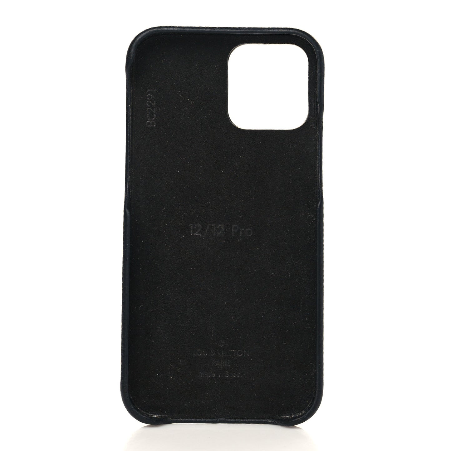 Monogram iPhone 12/12 Pro Bumper Black