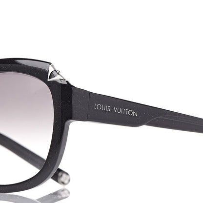Louis Vuitton Acetate Hortensia Sunglasses Z0485W Black Glitter 7 of 8