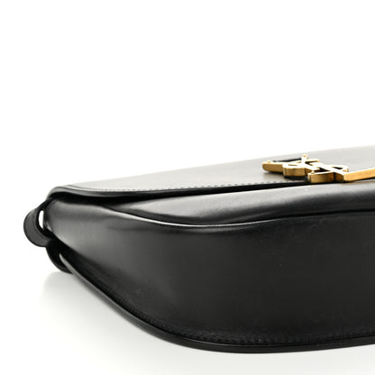 Saint Laurent Smooth Calfskin Monogram Medium Kaia Satchel Black 9 of 12