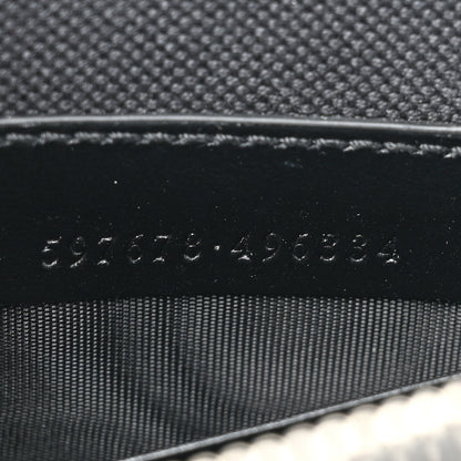 Gucci Calfskin Blade Embroidered Zip Pouch Black 7 of 10