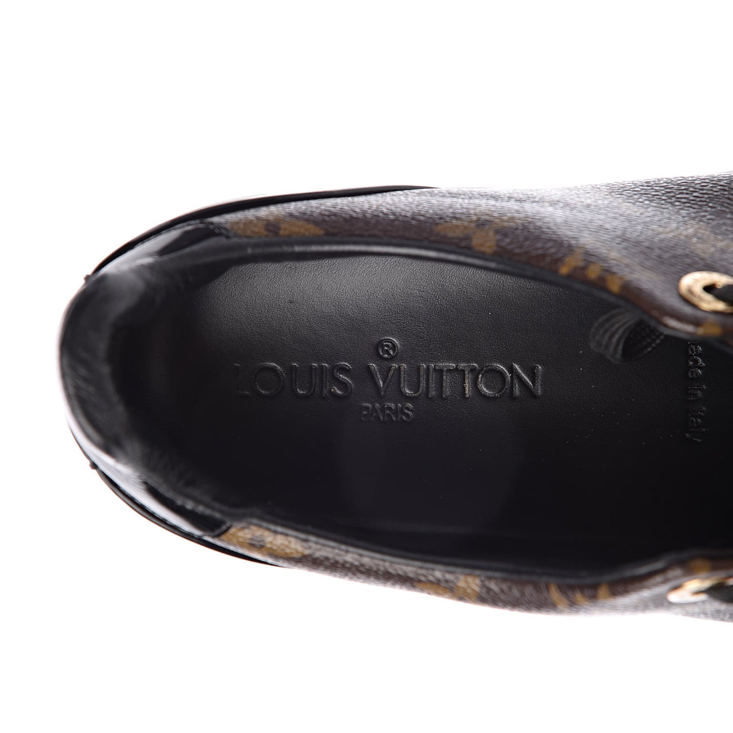 Patent Monogram Frontrow Sneakers 39