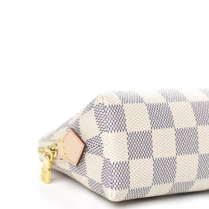 Louis Vuitton Damier Azur Cosmetic Pouch 7 of 9