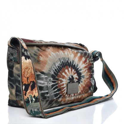 Valentino Garavani Nylon Tie Dye Messenger Bag Deep Army Green 3 of 8