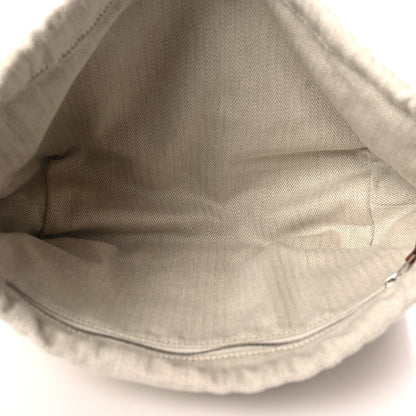 Hermes Canvas Barenia Fourbi 25 MM Pouch Naturel Fauve 5 of 9