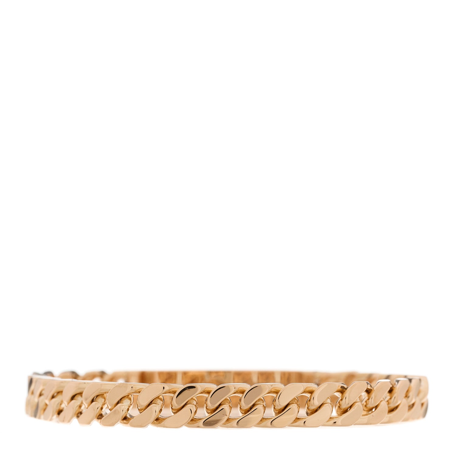 Hermes 18K Rose Gold Diamond PM Kelly Chaine Bracelet SH 3 of 5