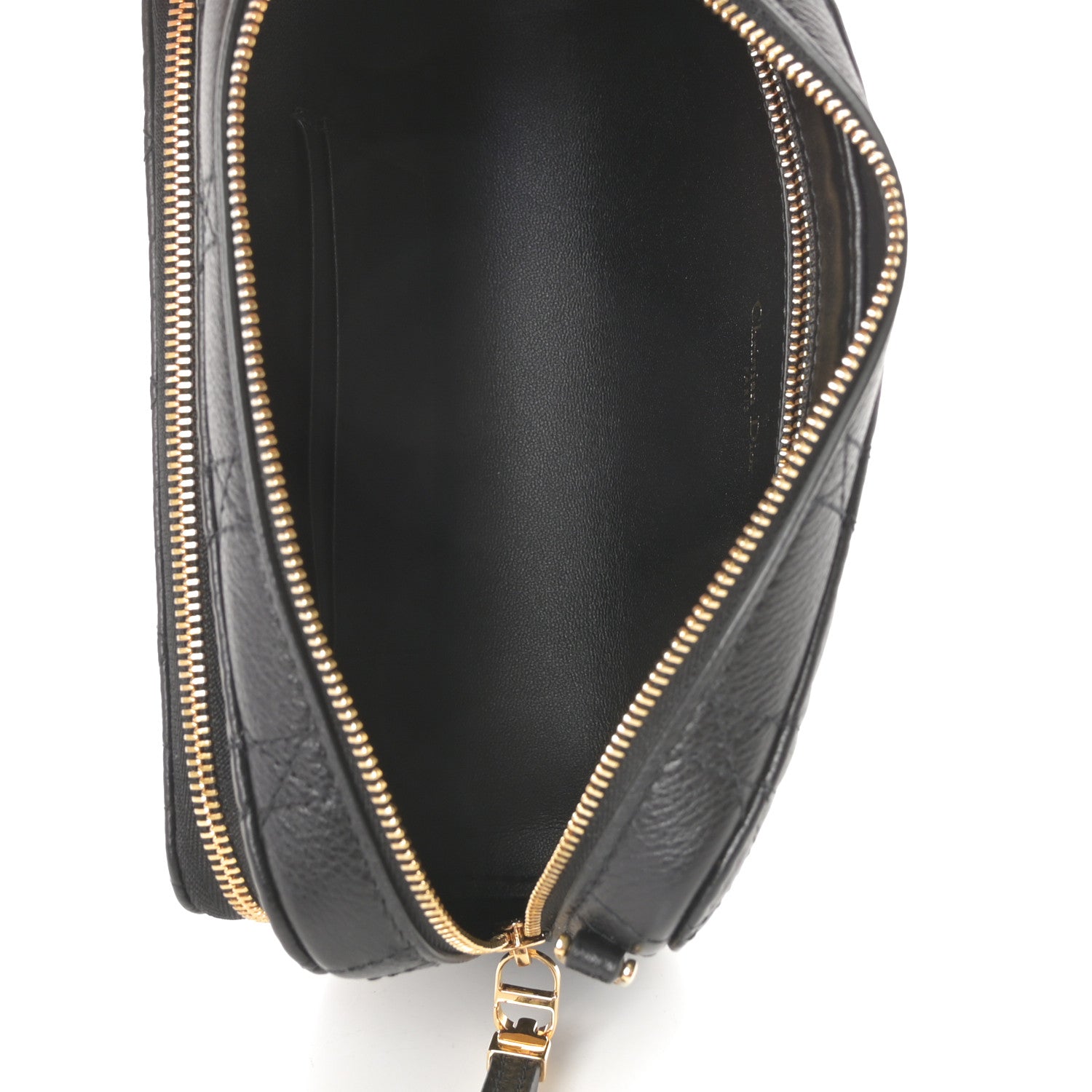 Christian Dior Supple Calfskin Caro Double Pouch Black 6 of 14