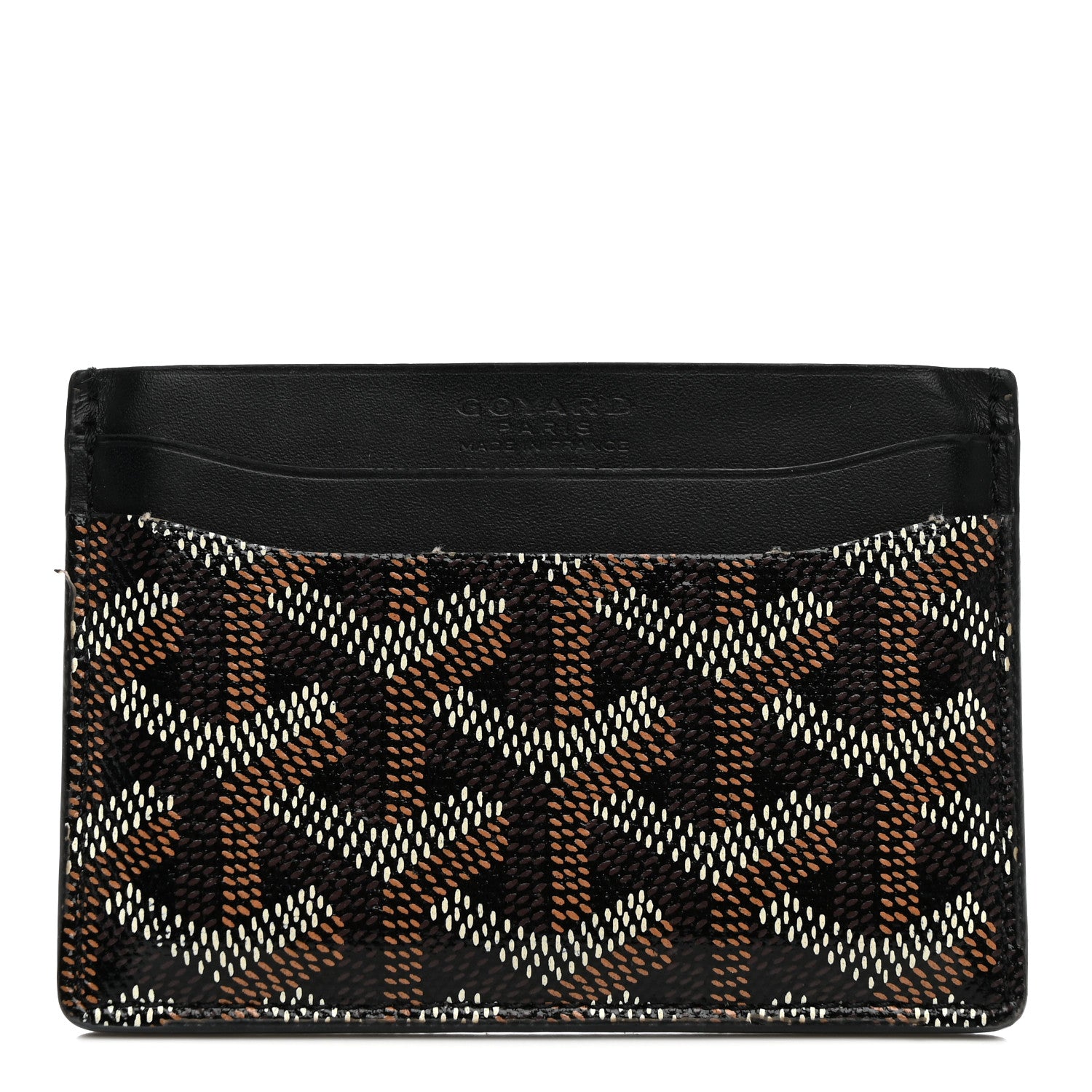 Goyard Goyardine Saint Sulpice Card Holder Black 1 of 11