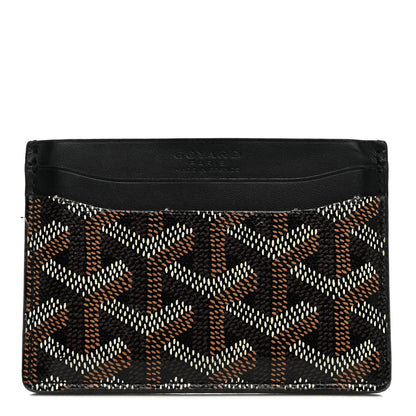 Goyard Goyardine Saint Sulpice Card Holder Black 1 of 11