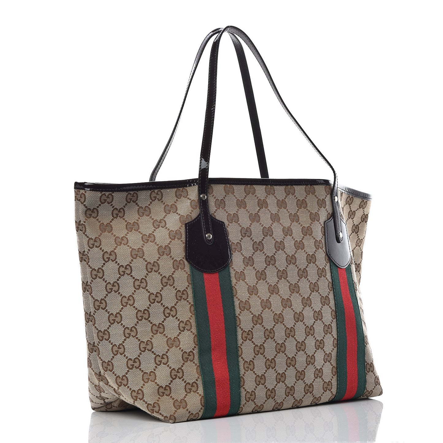 Monogram Web Large Jolie Tote Brown