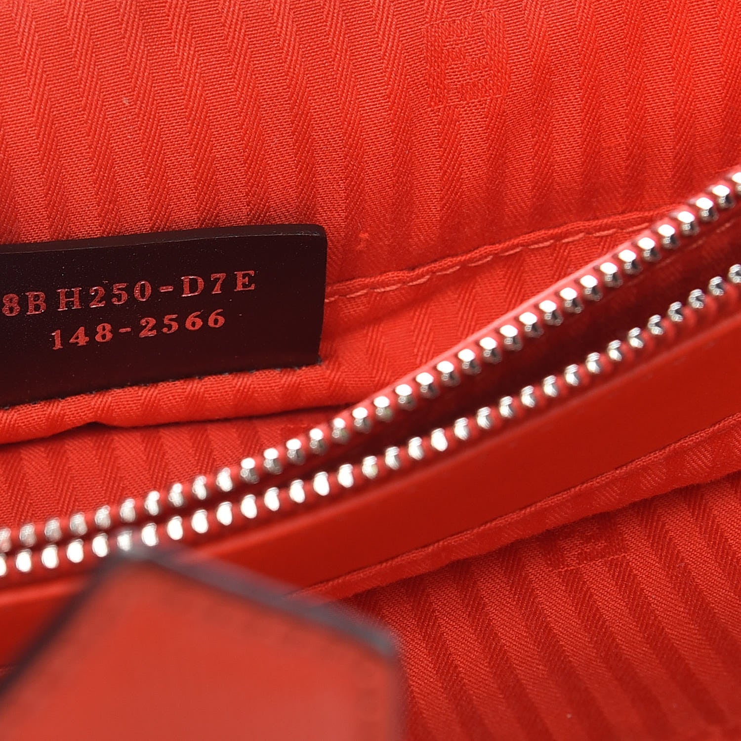 Fendi Vitello Elite Regular 2Jours Tote Papavero 7 of 15