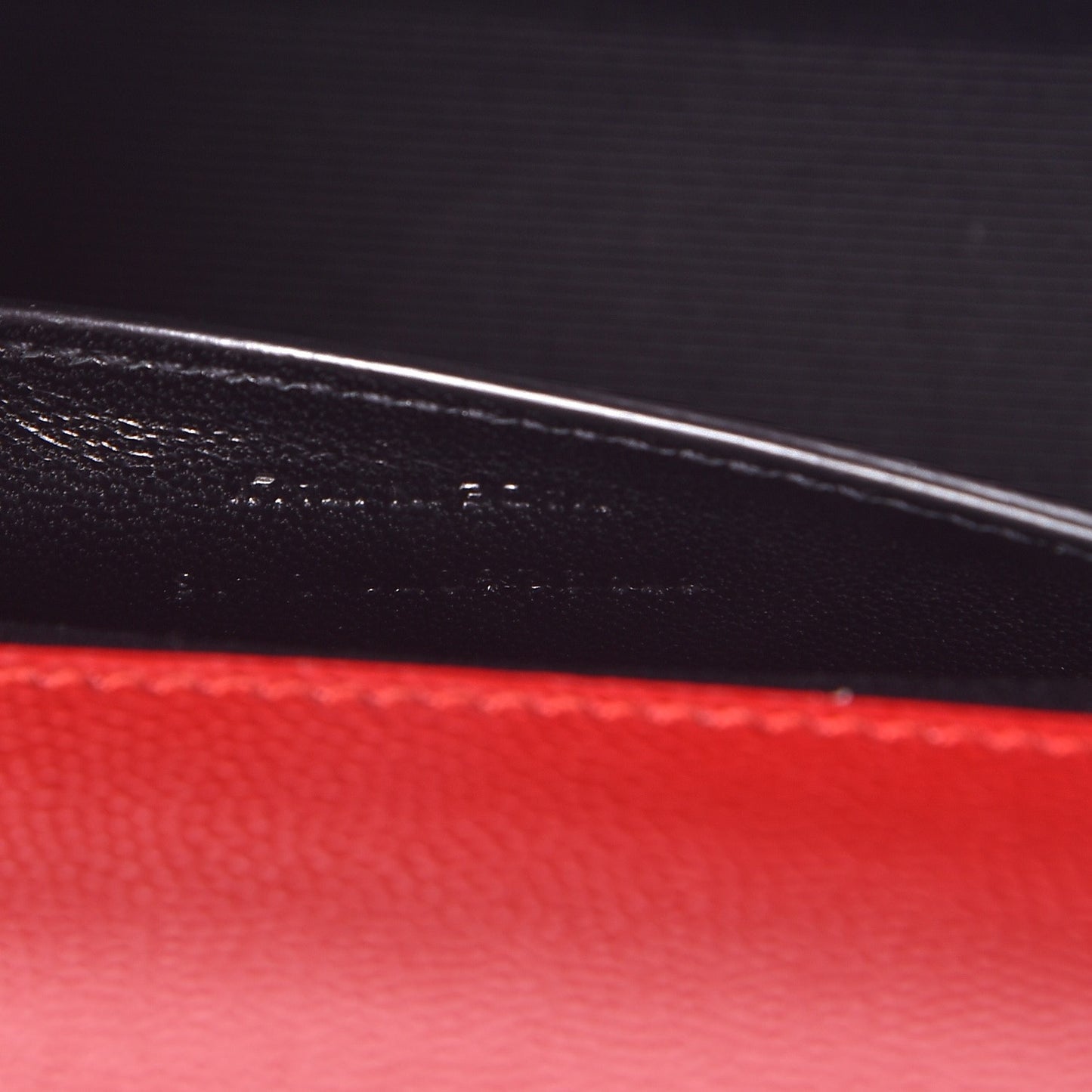 Grain De Poudre Classic Monogram Cassandre Clutch New Red