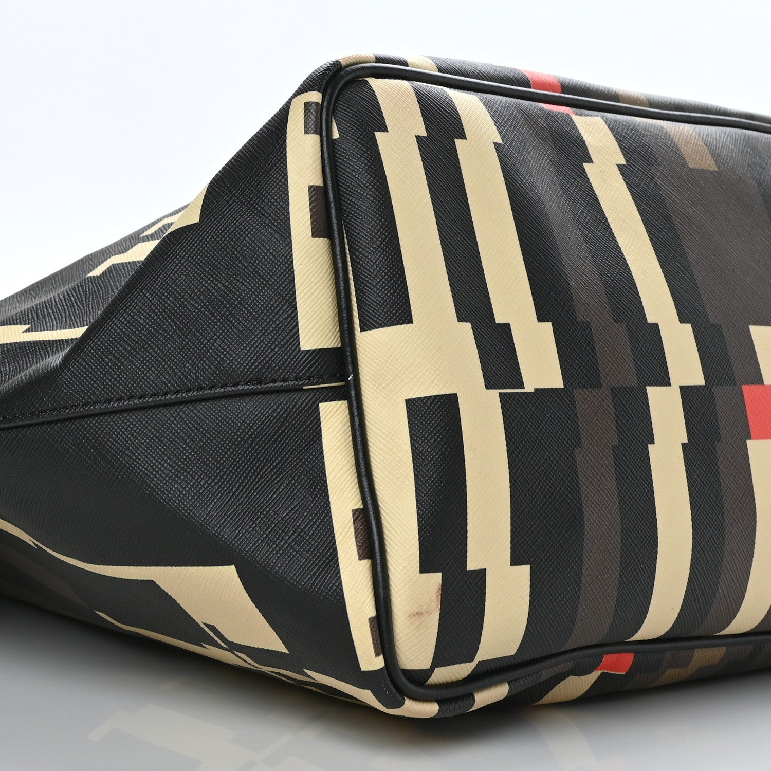 Givenchy Textured Coated Canvas Print Large Antigona Tote Black 9 of 10