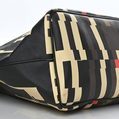 Givenchy Textured Coated Canvas Print Large Antigona Tote Black 9 of 10