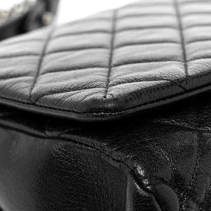 Chanel Goatskin Quilted Large City Rock Flap Black 10 of 10
