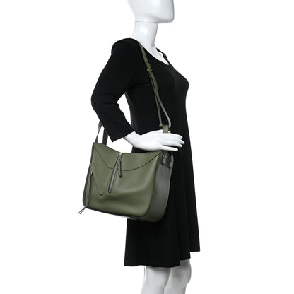 Loewe Calfskin Small Hammock Shoulder Bag Avocado 2 of 10