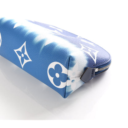 Louis Vuitton Monogram Giant Escale Cosmetic Pouch Blue 6 of 10