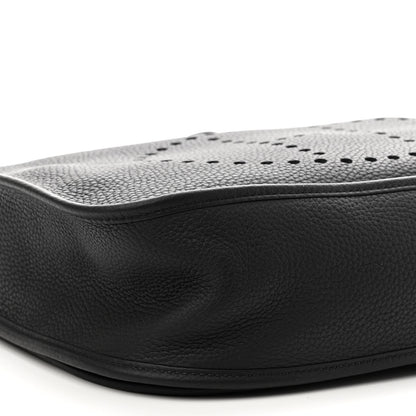 Hermes Taurillon Clemence Evelyne III GM Black 9 of 10