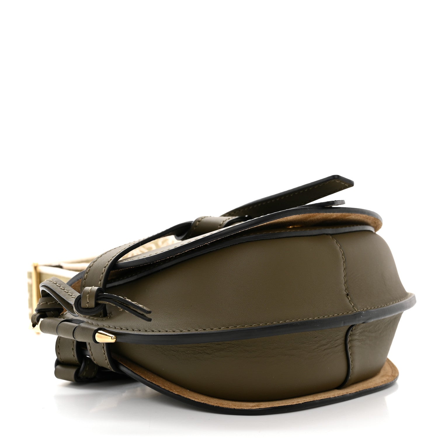 Loewe Calfskin Jacquard Mini Gate Dual Bag Autumn Green 4 of 10