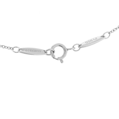 Tiffany Platinum Blue Sapphire .40ct Color by the Yard Necklace 4 of 5