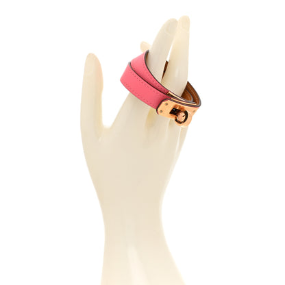 Hermes Swift Kelly Double Tour Bracelet T2 Rose Azalee 2 of 7