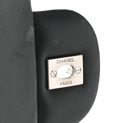 Chanel Patent Chevron Quilted Maxi Single Flap Black 7 of 11