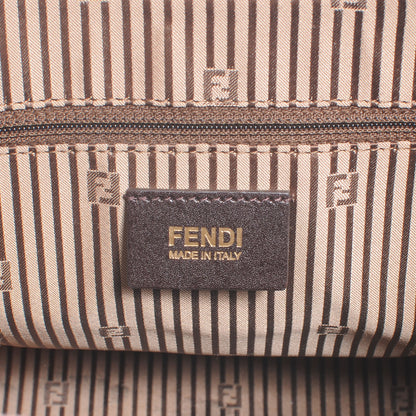 Fendi Vitello Elite Chameleon Shopper Tote Black 7 of 8