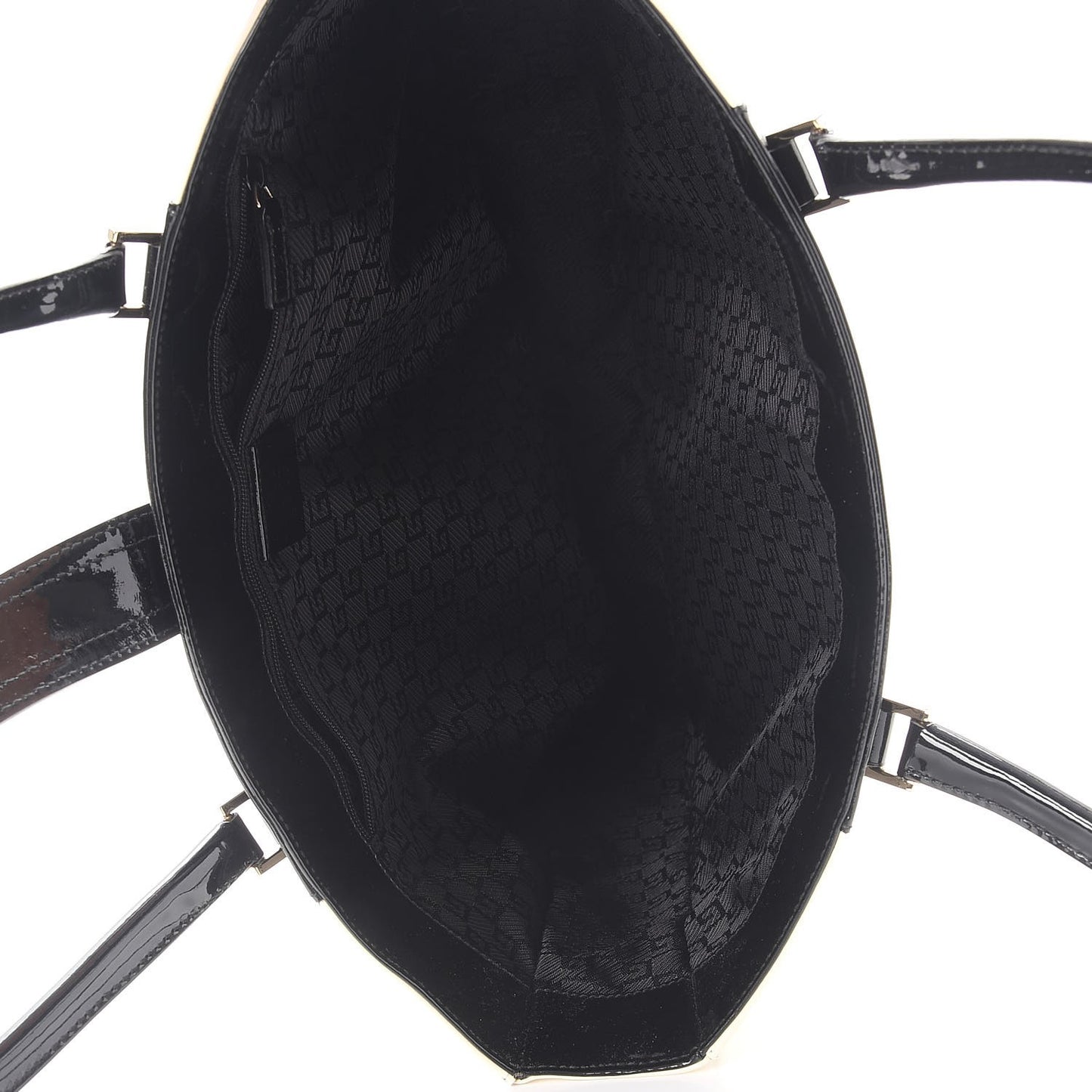 Patent G Tote White Black