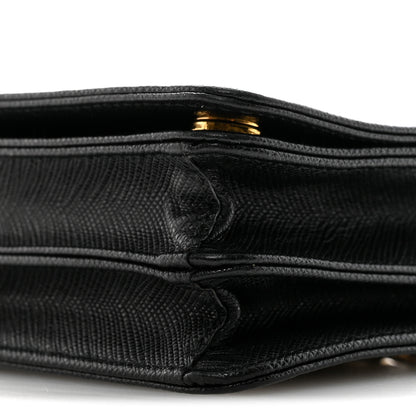 Prada Saffiano Lux Chain Wallet Black 9 of 11