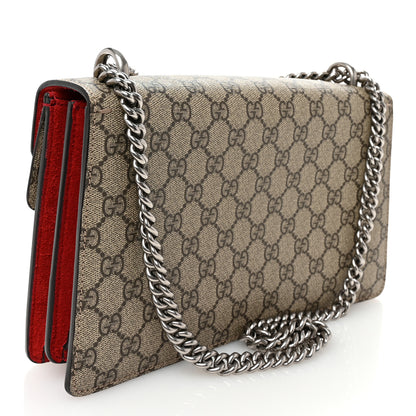 Gucci GG Supreme Monogram Small Dionysus Shoulder Bag Red 3 of 10