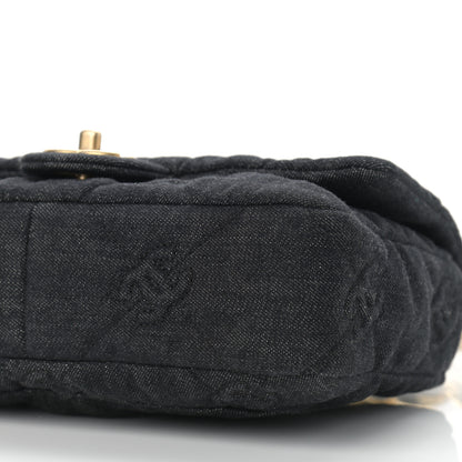 Chanel Denim Quilted Medium Funky Town Flap Black 10 of 10