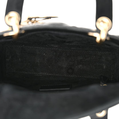 Christian Dior Lambskin Cannage Small My ABCDior Lady Dior Black 5 of 15