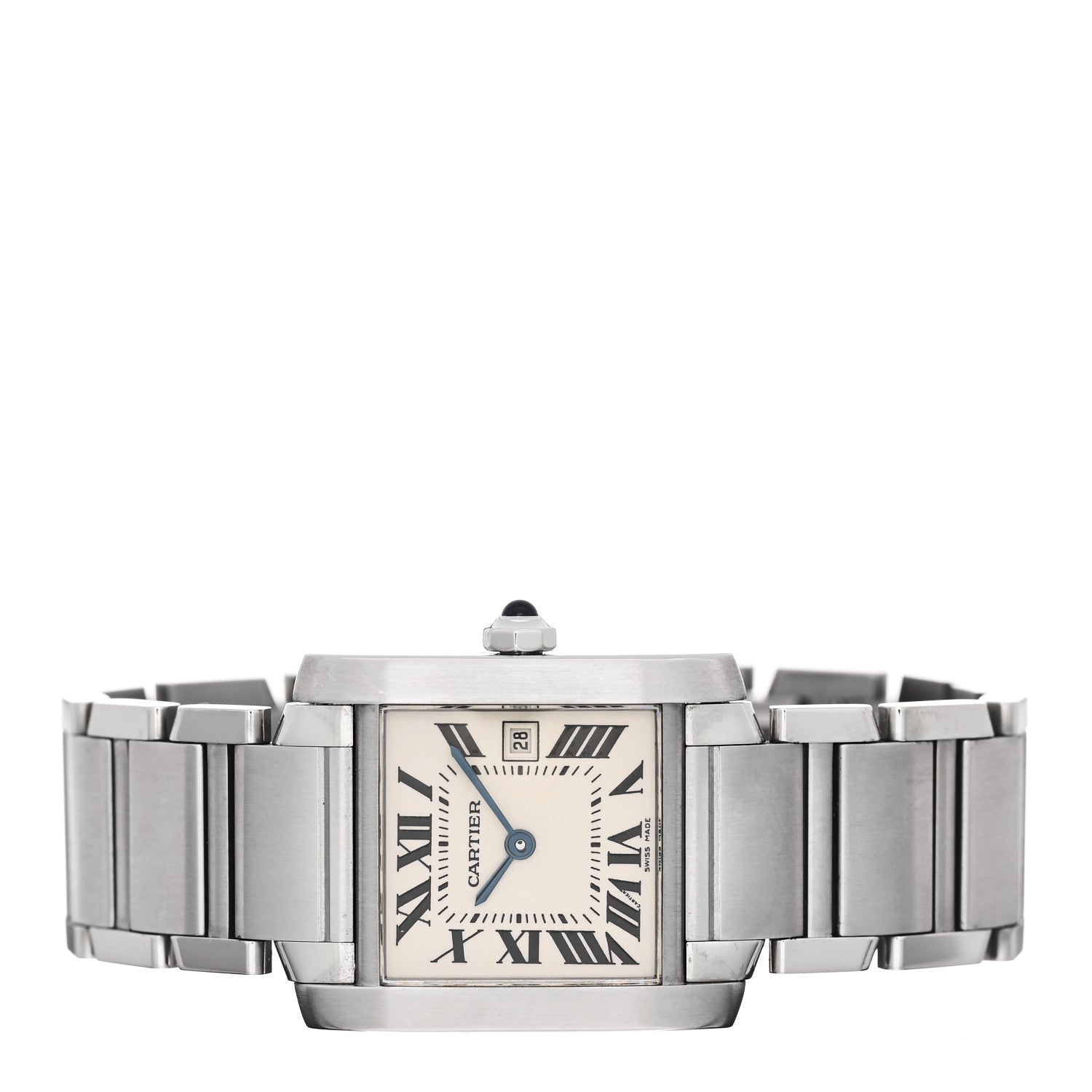 Cartier Stainless Steel 25mm Tank Francaise Quartz Watch 2 of 4