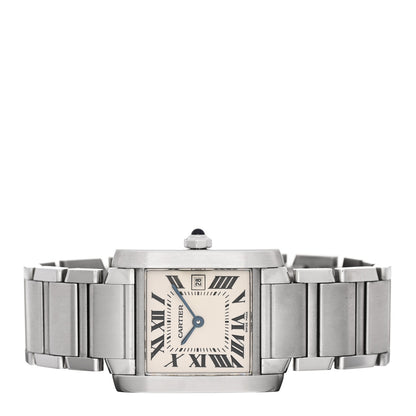 Cartier Stainless Steel 25mm Tank Francaise Quartz Watch 2 of 4