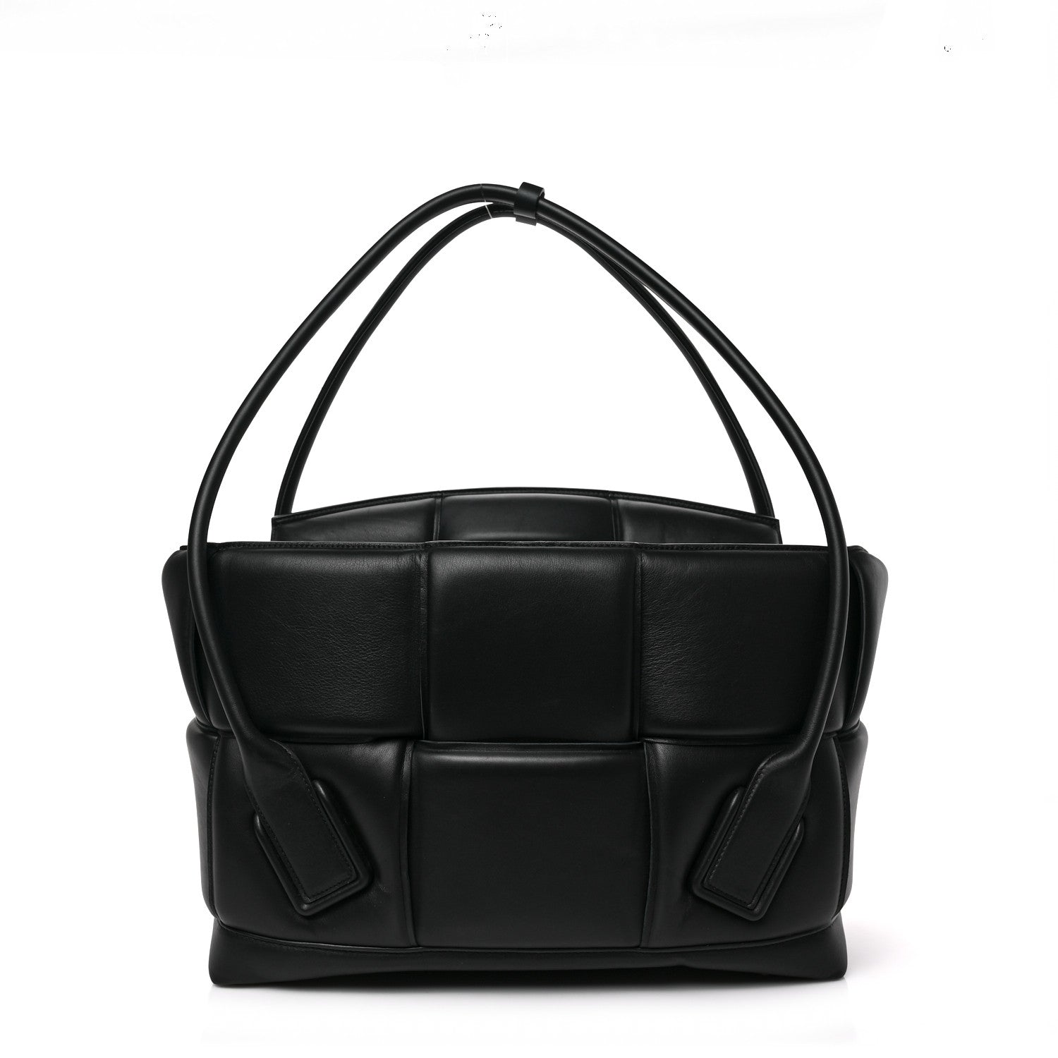 Bottega Veneta BOTTEGA VENETA Nappa Maxi Intrecciato Padded Large Arco Black 1 of 8