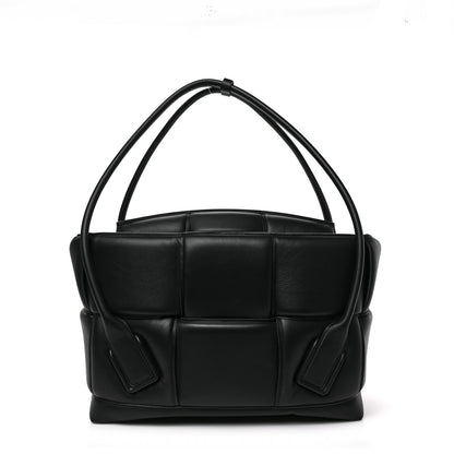 Bottega Veneta BOTTEGA VENETA Nappa Maxi Intrecciato Padded Large Arco Black 1 of 8