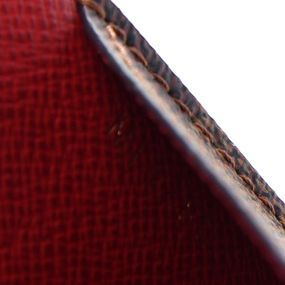 Louis Vuitton Damier Ebene Recto Verso Card Holder Red 7 of 8