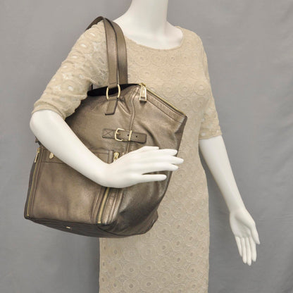Saint Laurent Medium Downtown Tote Metallic 2 of 9