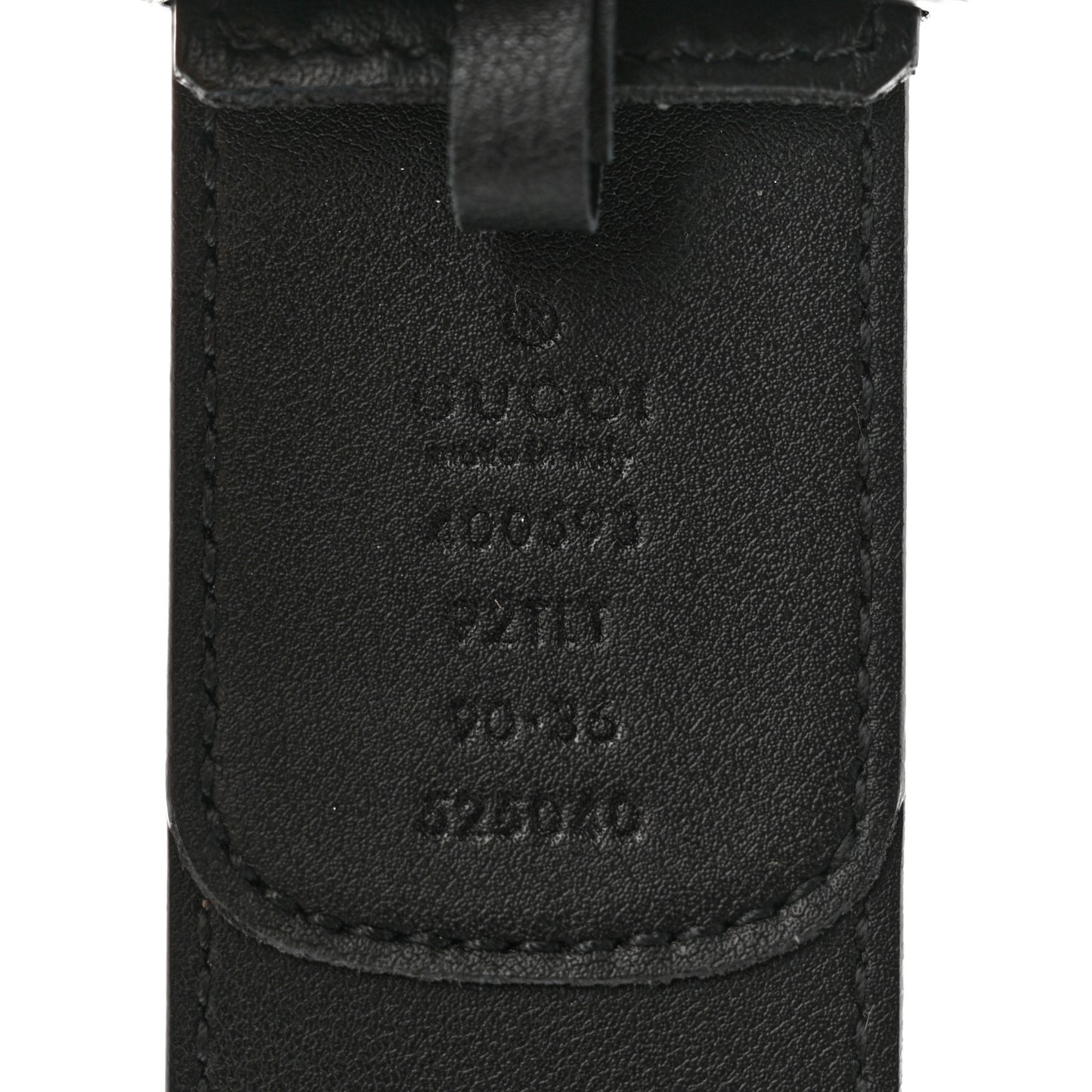 GG Supreme Monogram Matte Plutone Calfskin Double G 40mm Belt 90 36 Beige Ebony Black