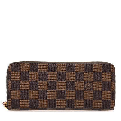 Louis Vuitton Damier Ebene Clemence Wallet Cherry 1 of 6
